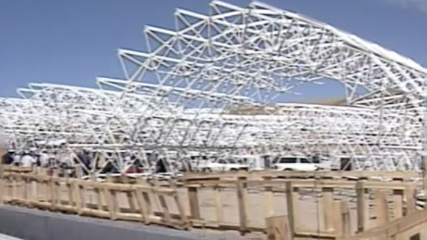 From the Vault: Biosphere 2 Construction 1989